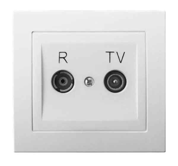 RTV-Durchgangsdose 10-dB weiss Ospel Kier GPA-10WP/00