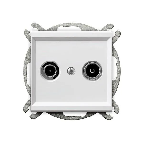 RTV-Durchgangsdose 10-dB weiss Ospel Sonata GPA-10RP/m/00