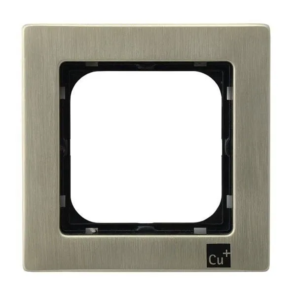 Rahmen 1-fach neu Silber Ospel Sonata neu Silber R-1RM/44