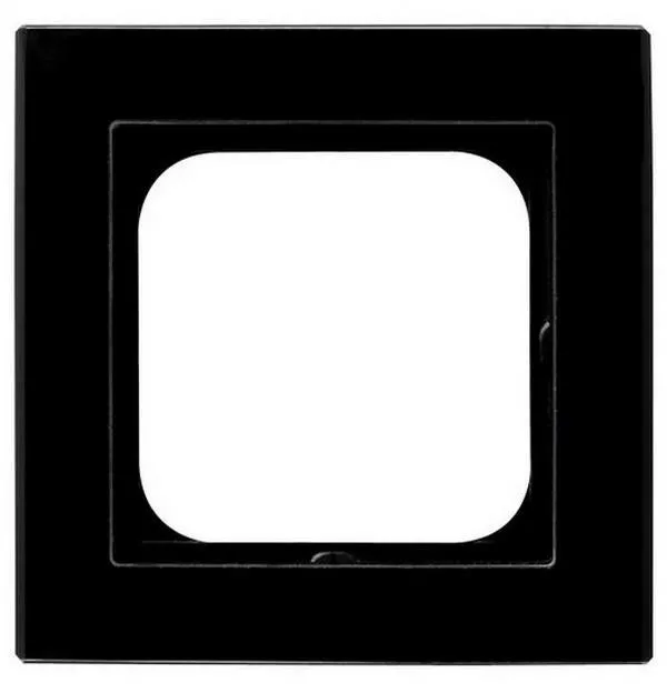 Rahmen 1-fach schwarzes Glas Ospel Sonata R-1RG/32
