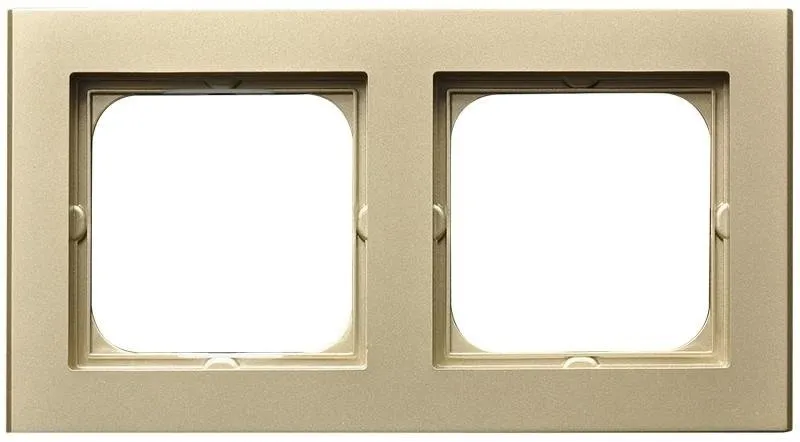 Rahmen 2-fach Champagner goldfarbig Ospel Sonata R-2R/39