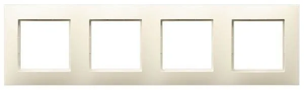 Rahmen 4-fach Ecru Ospel Aria R-4U/27