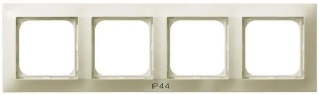 Rahmen 4-fach für Steckdose IP-44 ecru Ospel Impression RH-4Y/27
