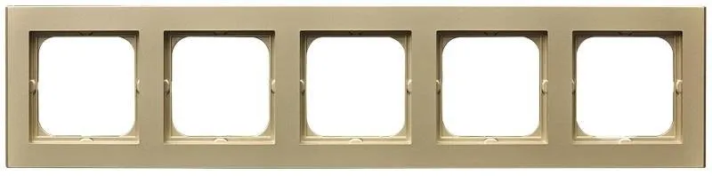 Rahmen 5-fach Champagner goldfarbig Ospel Sonata R-5R/39