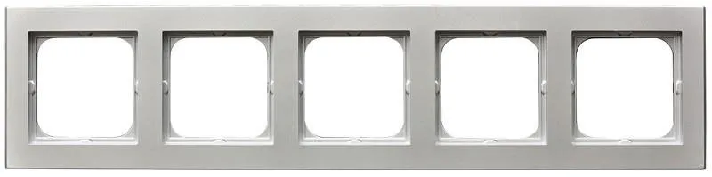 Rahmen 5-fach Silber matt Ospel Sonata R-5R/38