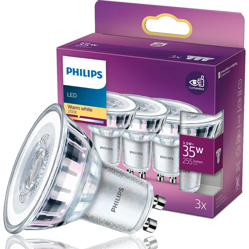 Satz mit 3x Classic 35W GU10 WW 230V 36D ND 3SRT6 LED-Lampe