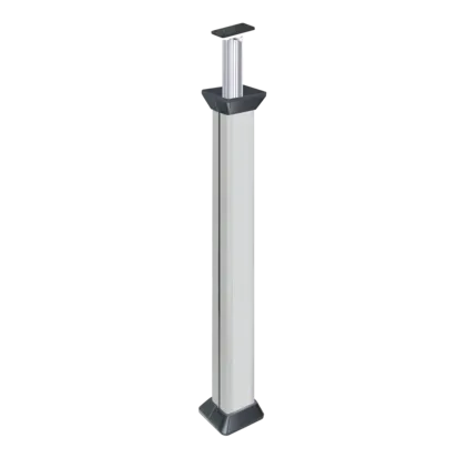 Säule Höhe: 3m einseitig 110x72mm aluminium Kontakt Simon Connect ALC3100/8/14