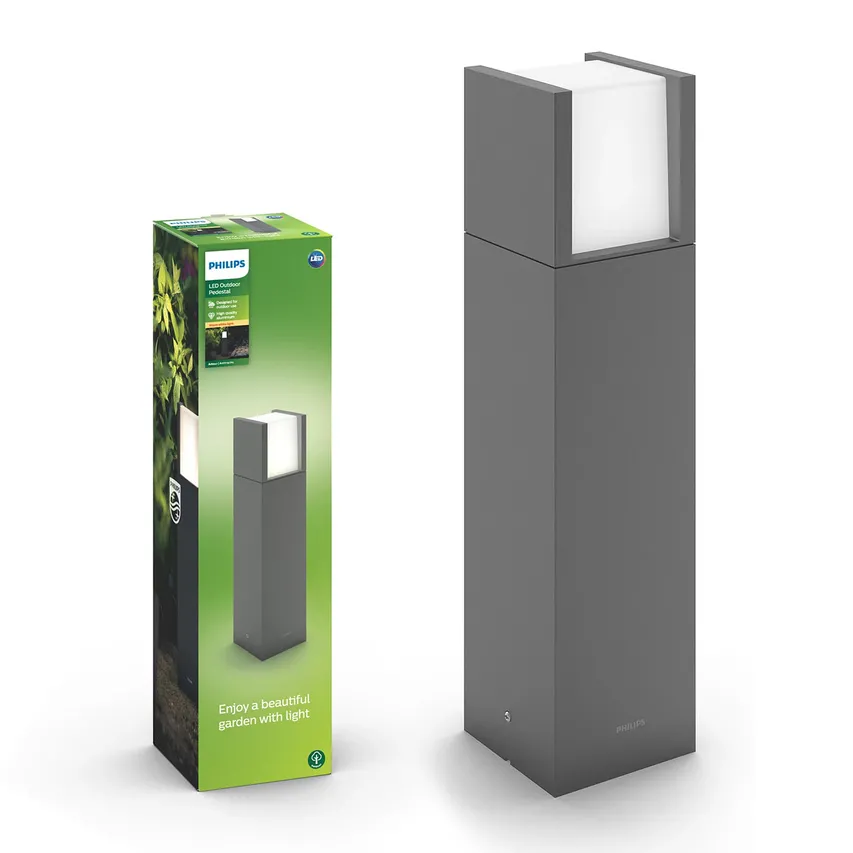 Sockel-/Wegeleuchte myGarden Arbour 40 anthrazit LED 6W Philips 164629316