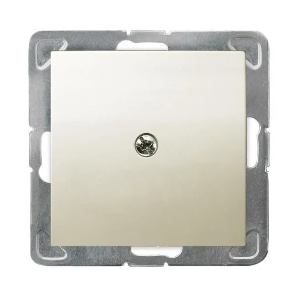 Steckdosen Blende ecru Ospel Impression Z-1Y/m/27