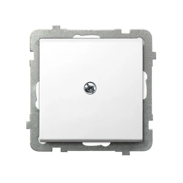 Steckdosen Blende weiss Ospel Sonata Z-1R/m/00