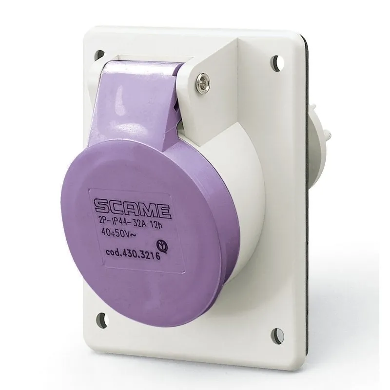 Steckdosenplatte 16A 2P 20-25V 50Hz 60Hz 70X87MM