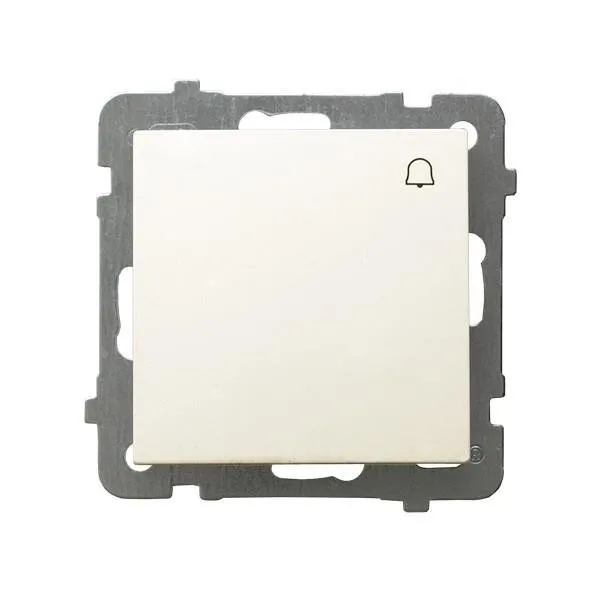 Taster mit Klingel-Symbol ecru Ospel As ŁP-6G/m/27