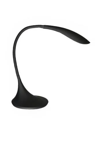 Tischlampe Schreibtischlampe Büro 3 Helligkeitsstufen LED 5,5 W schwarz matt Milagro VIPER 385