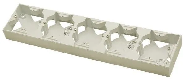 Verbindungsdose für die Impression-Serie fünffache ecru Ospel Impression PNP-5Y/27