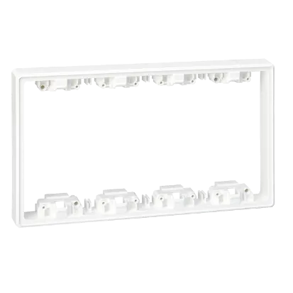 Vertiefungselement Simon 500 4 × S500 8 × K45 weiß Kontakt Simon Connect 51030904- 030