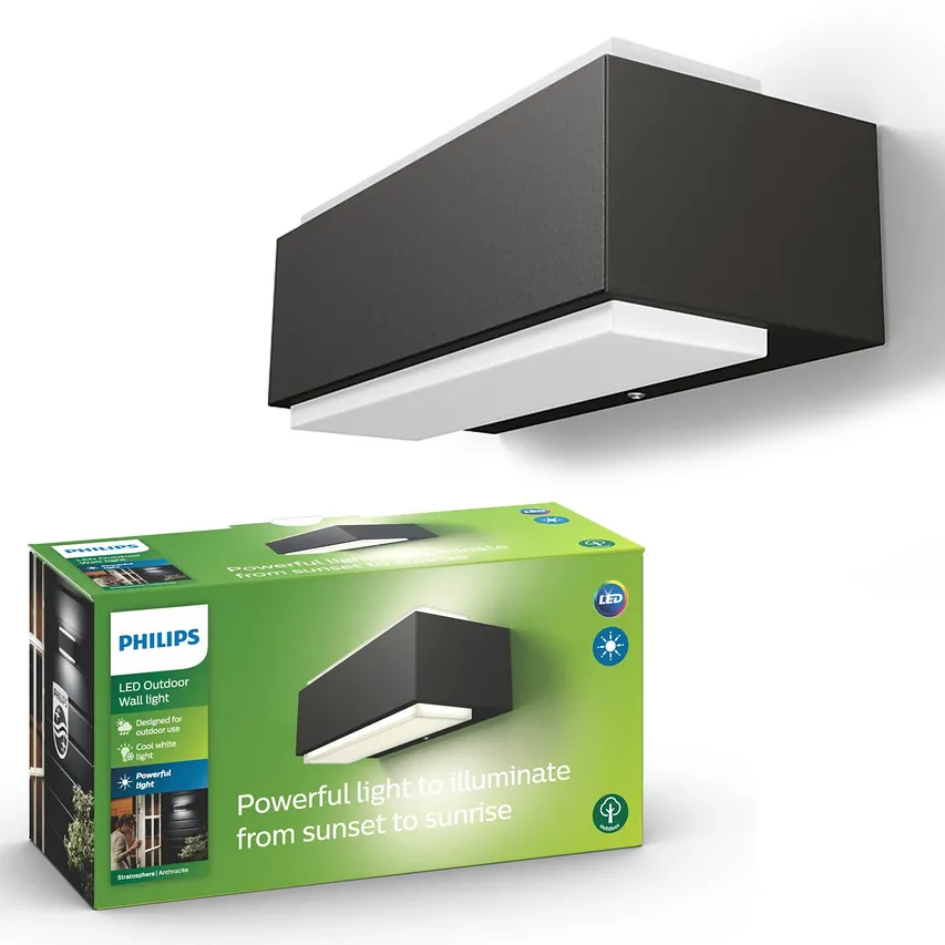 Wandaußenleuchte myGarden Stratosphere 4000K kaltweiß Philips 1648793PO
