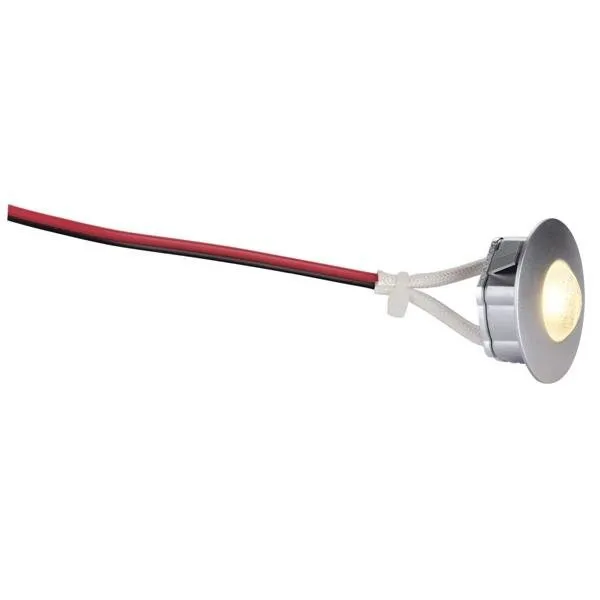 Wandeinbauleuchte DEKLED, silber Metalllic, 1W LED, warmweiß, 3200K SLV 112242