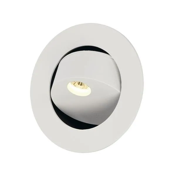 Wandeinbauleuchte GILALED weiß, 3W LED, 3000K, wraz z LED, warmweiß SLV 146362