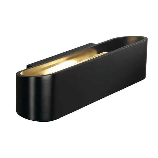 Wandleuchte OSSA schwarz matt, R7s 118mm up/down SLV 151410