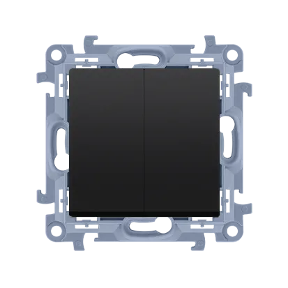 Wechselschalter (Modul) 10AX 250V Mattschwarz Simon 10