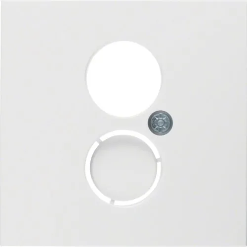 Zentralstück für Lautsprecher-Steckdose S.1/B.3/B.7 polarweiß, matt 11961909 HAGER