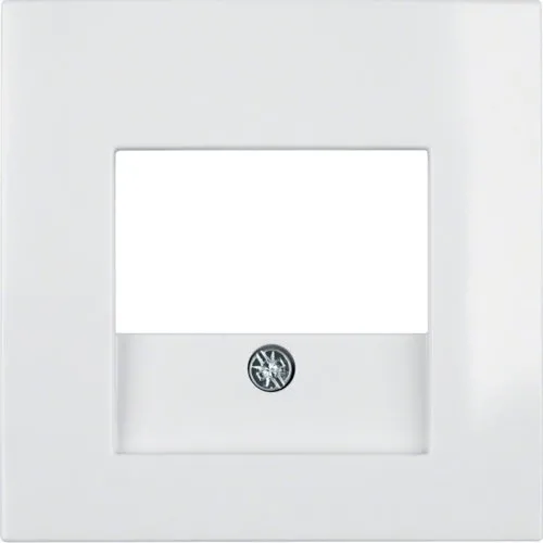 Zentralstück für TAE-Steckdose und Lautsprecher-Anschlussdose Berker S.1 polarweiß Berker 5310338989