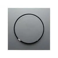 Zentralstück mit Regulierknopf für Drehdimmer S.1/B.3/B.7 alu, matt 11371404 HAGER