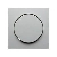 Zentralstück mit Regulierknopf für Drehdimmer S.1/B.3/B.7 polarweiß, matt 11371909 HAGER