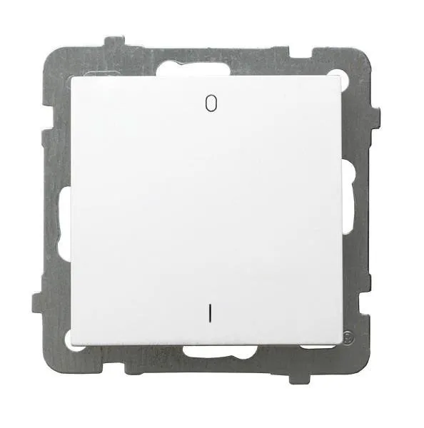Zweipoliger Schalter weiss Ospel As ŁP-11G/m/00