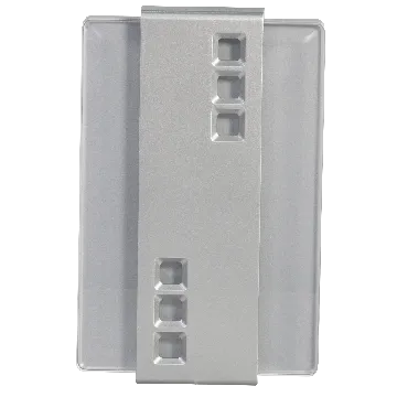 Zweiton Klingel VETRO 230V silbern, GNS-247-silbern, sundi Zamel