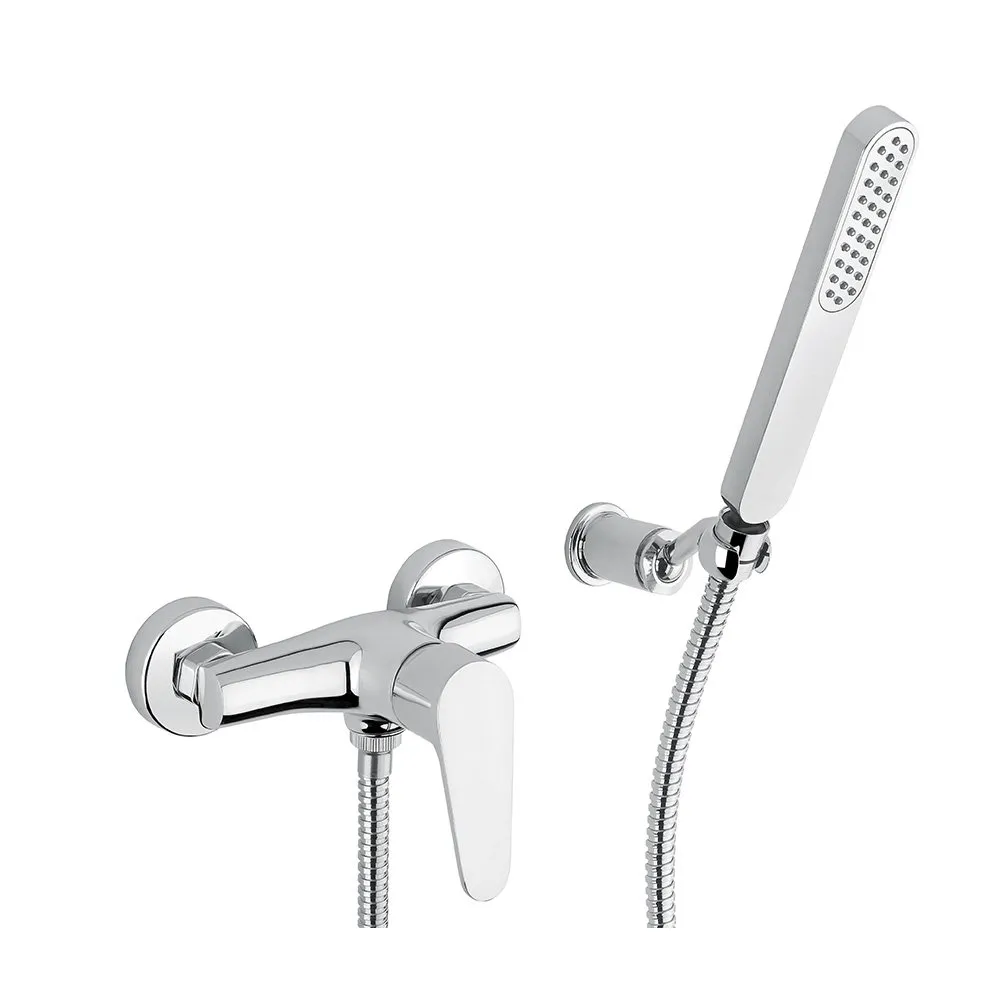 BUGNATESE CENTURY DUSCHBATTERIE MIT CHROM DUPLEX KIT