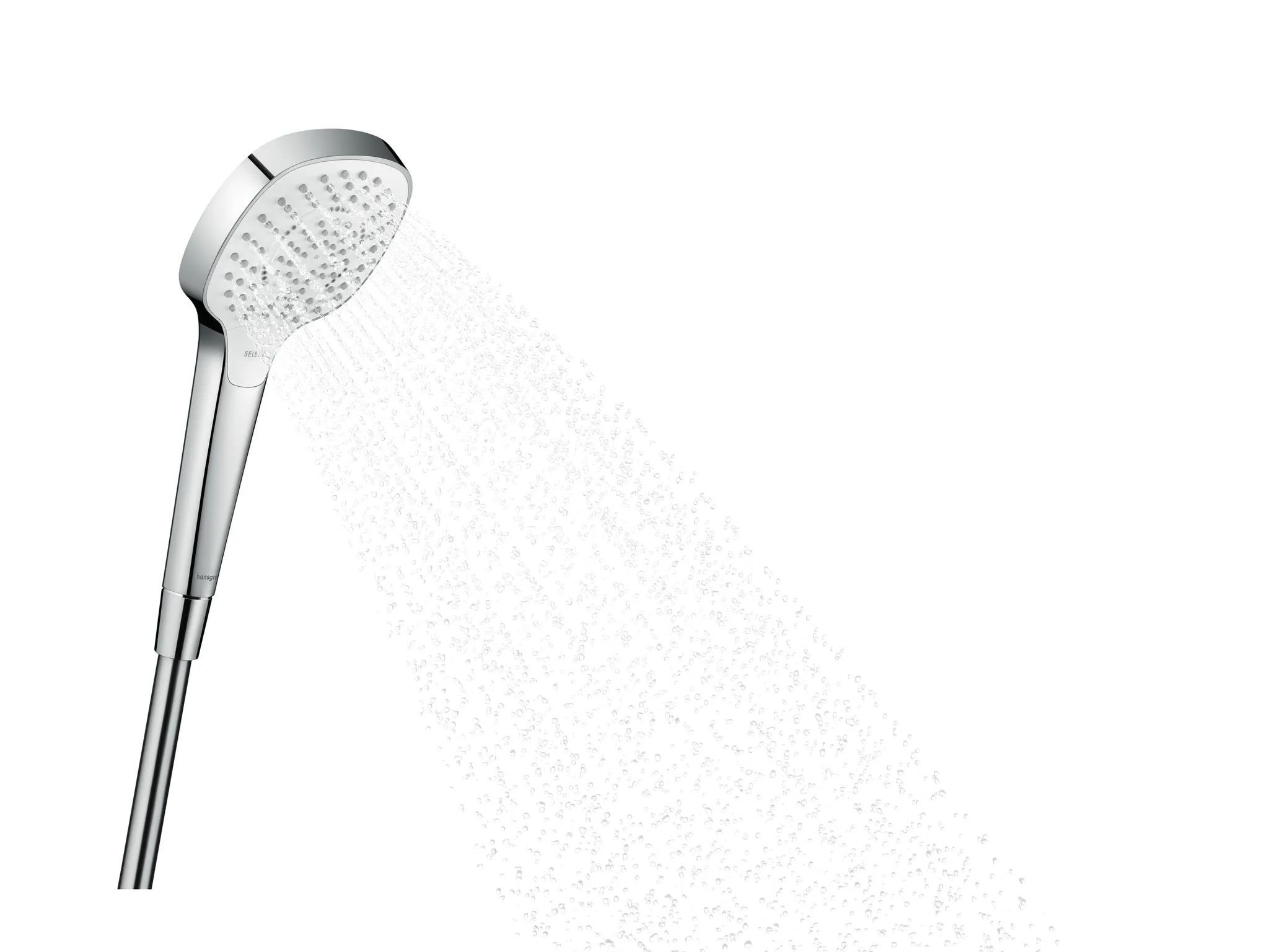 Handbrause Croma Select E Multi weiss/chrom