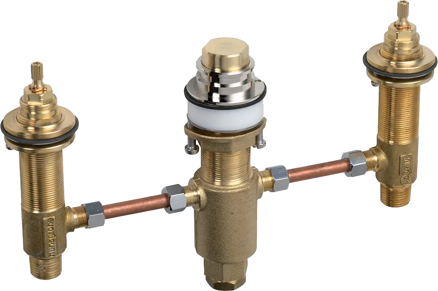 3-Loch Wannenarmatur Grundkörper für Wannenrandmontage