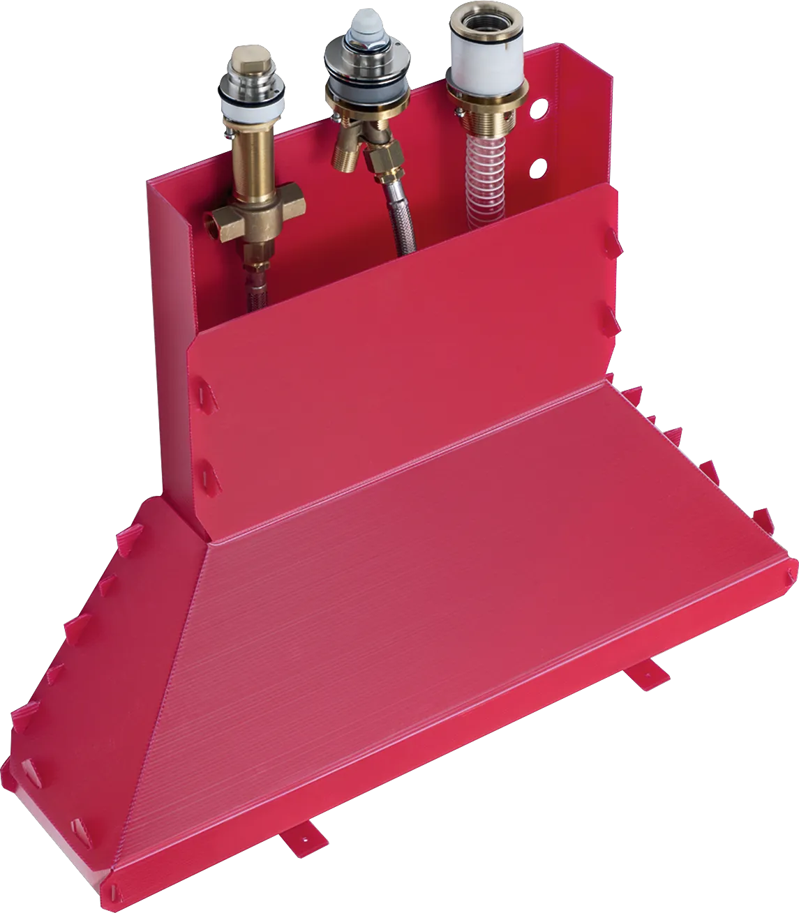 3-Loch Wannenmischer Grundkörper für Wannenrandmontage