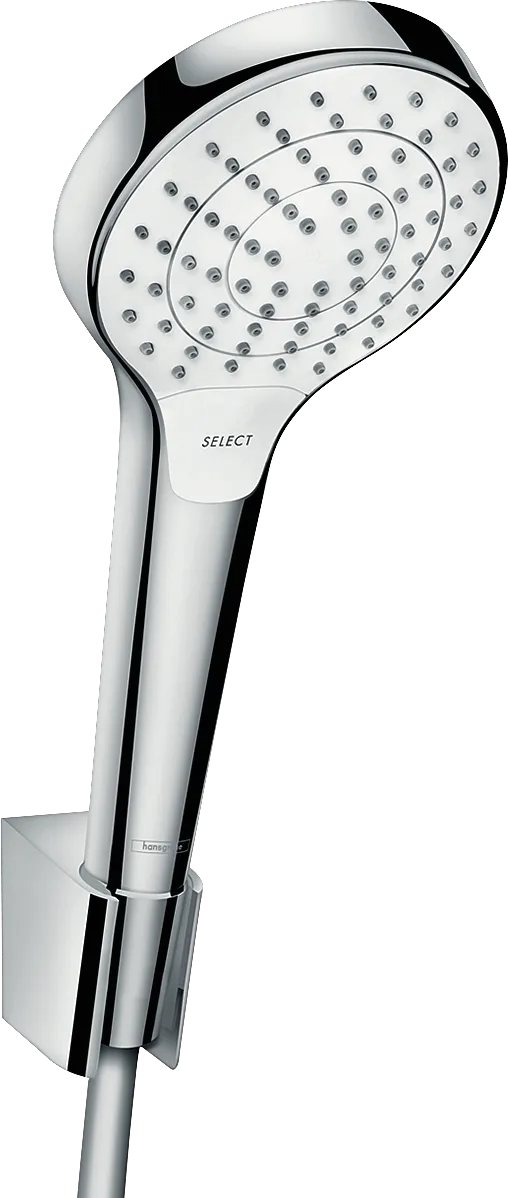 Brausenset Croma Select S Vario/ Porter S weiss/chr.Brauseschlauch 1600mm