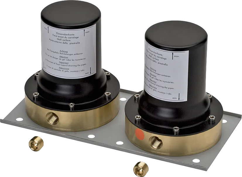 Grundset Axor Montreu Zweigriff Wannenarmatur für Bodenmontage