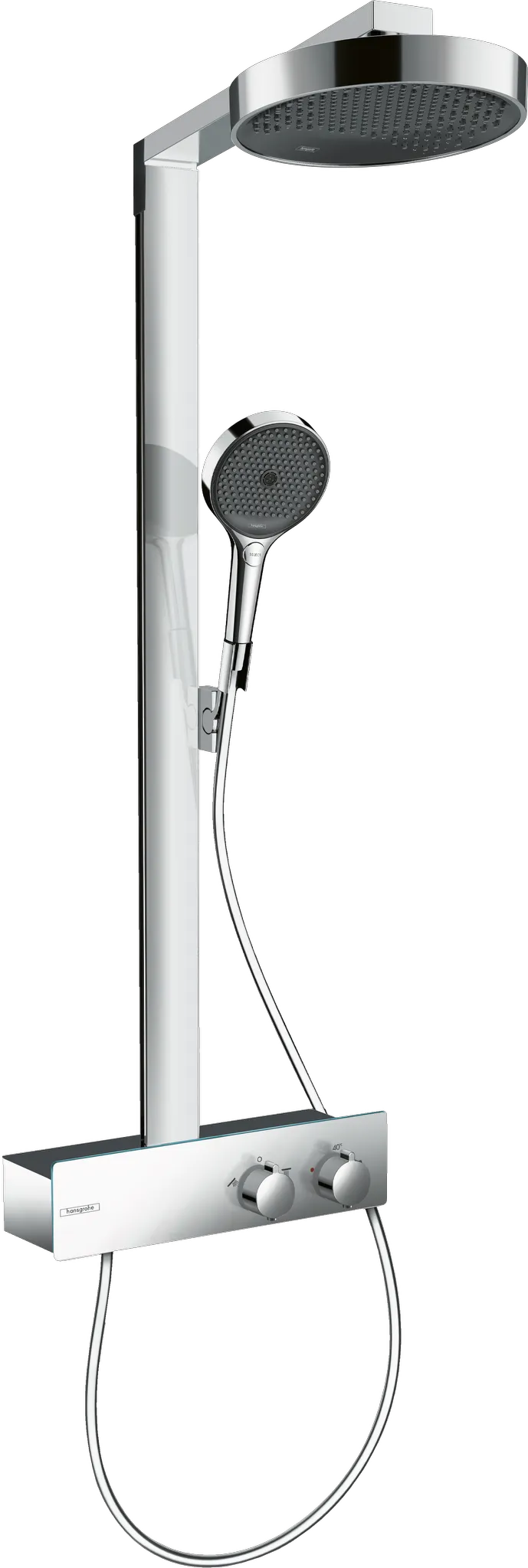 Rainfinity Showerpipe 250 1jet EcoSmart mit ShowerTablet 350 Chrom