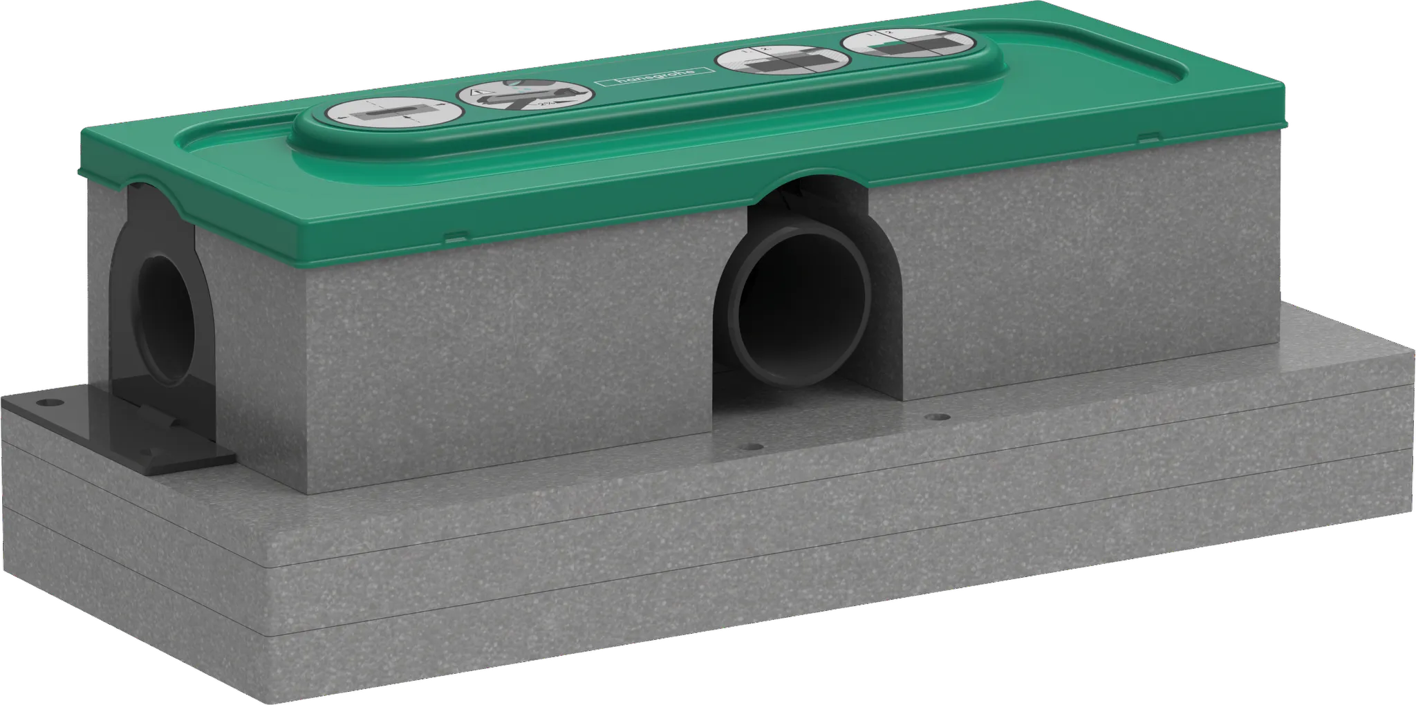 uBox universal GK für Duschrinnen Ablaufgehäuse für Standardinstallation