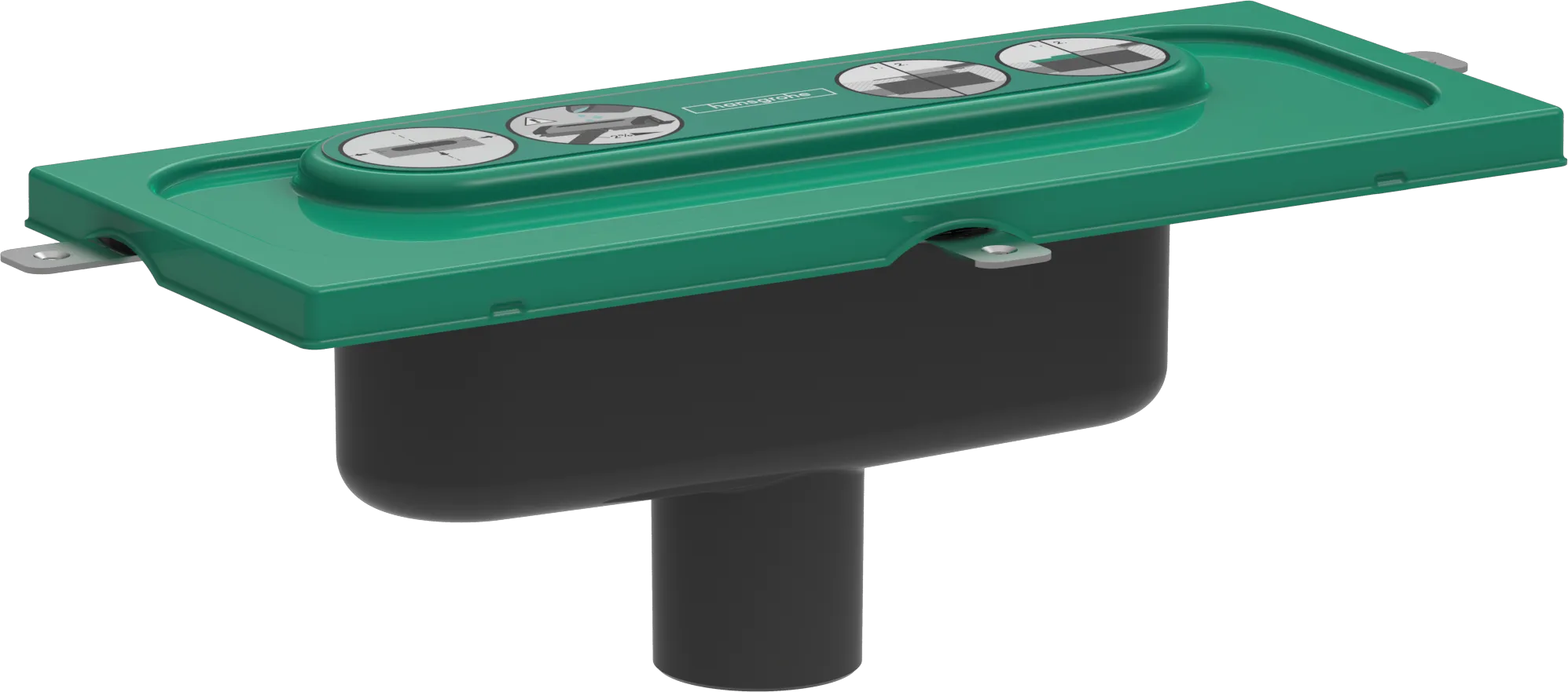 uBox universal GK für Duschrinnen Ablaufgehäuse für vertikale Installation