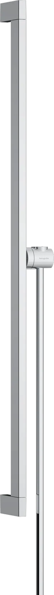 Unica Brausestange E Puro 90 cm mit Easy Slide Handbrausehalter und Isiflex Brauseschlauch 160 cm Chrom