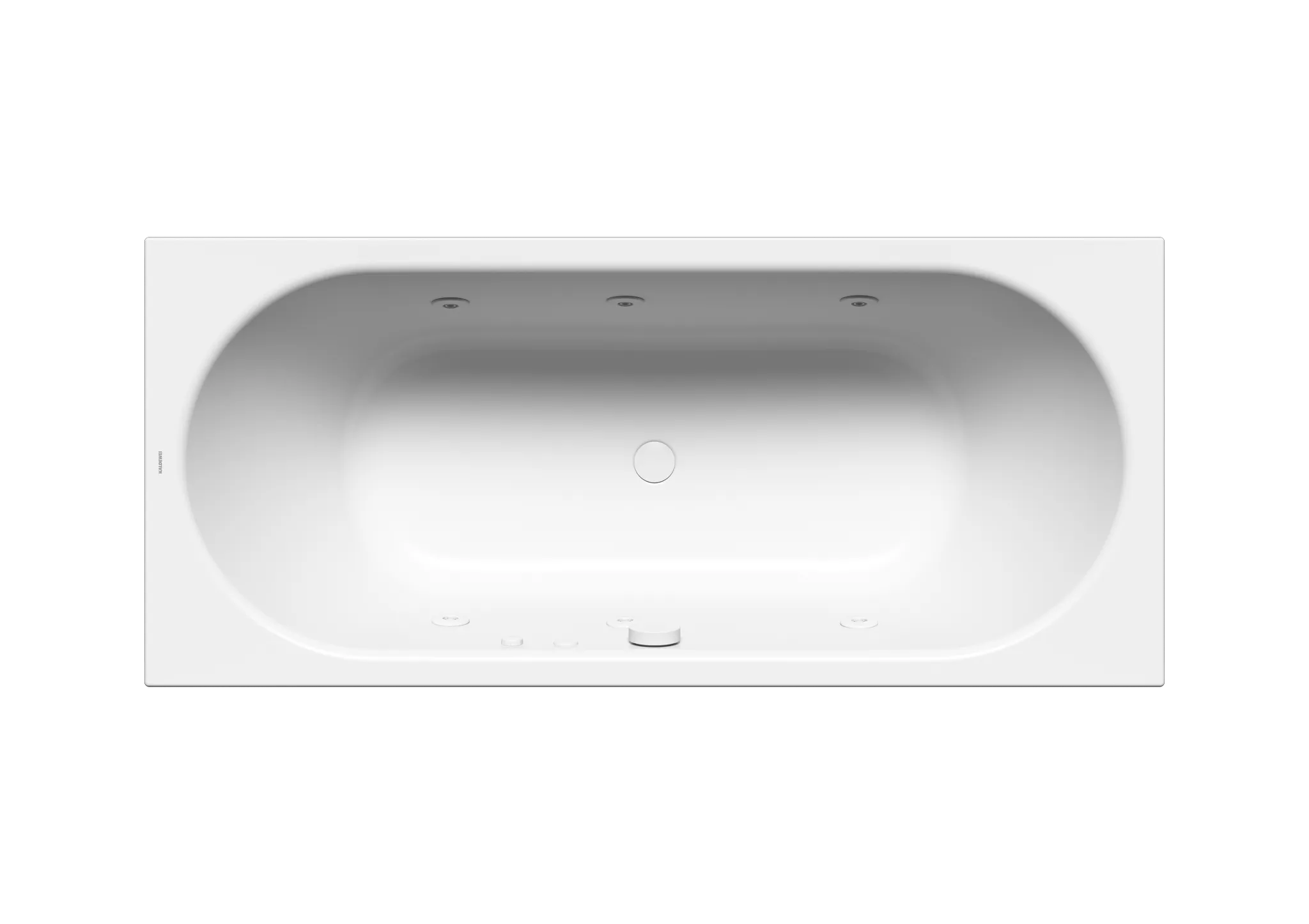Kaldewei Whirlwanne „Classic Duo“ 170 × 75 cm, rechts mit Aquamassage Body, in alpinweiß