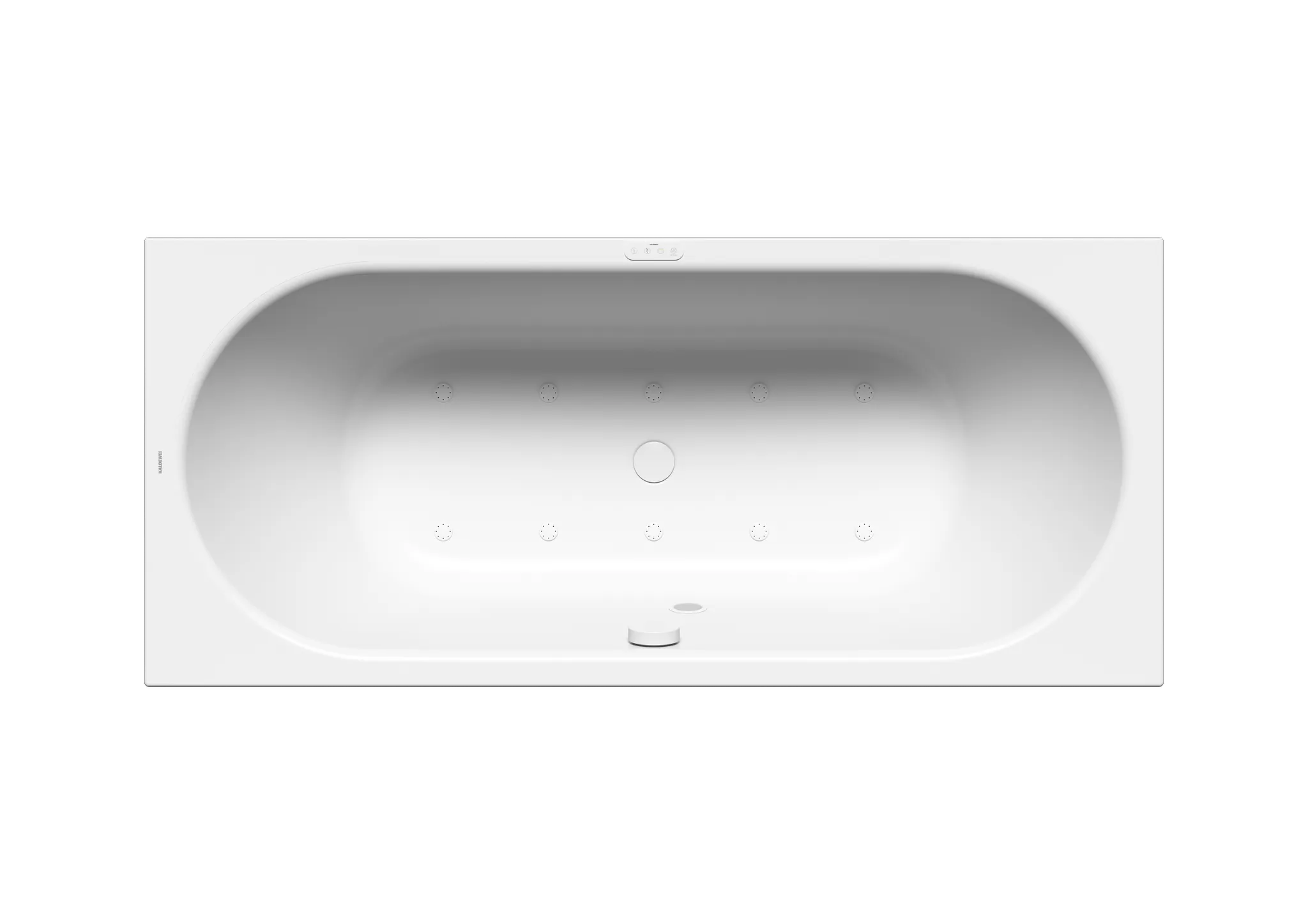 Kaldewei Whirlwanne „Classic Duo“ 170 × 75 cm, rechts mit Airmassage Soul, in alpinweiß