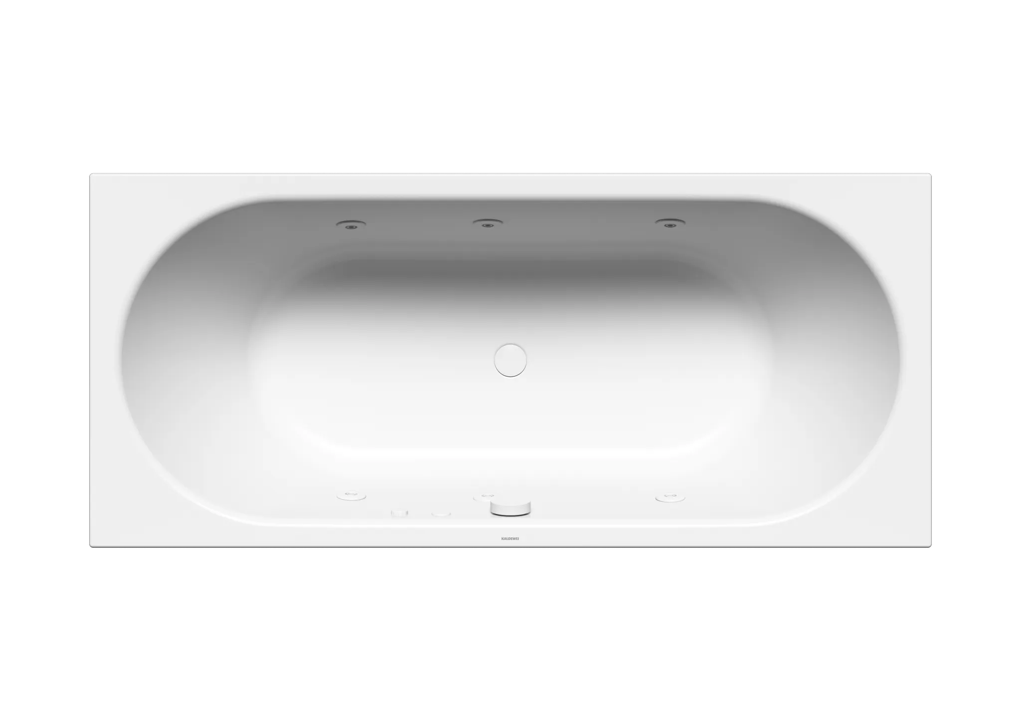 Kaldewei Whirlwanne „Classic Duo“ 180 × 80 cm, rechts mit Aquamassage Body, in alpinweiß