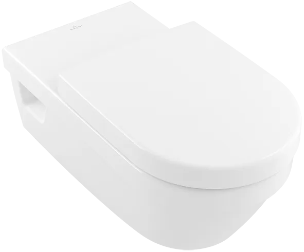 Wand-Tiefspül-WC DirectFlush „ViCare“ 37 × 32,5 × 70 cm in Weiß Alpin, ohne Spülrand