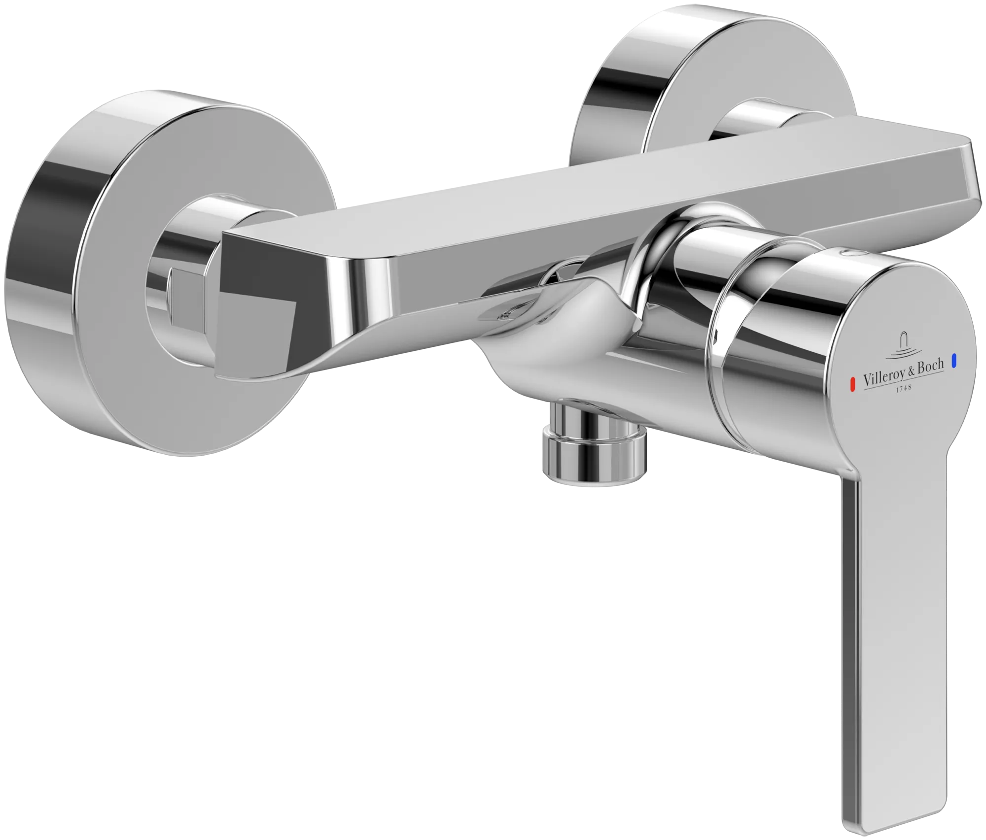 Einhand-Duscharmatur „Architectura“ 13,7 cm in Chrom