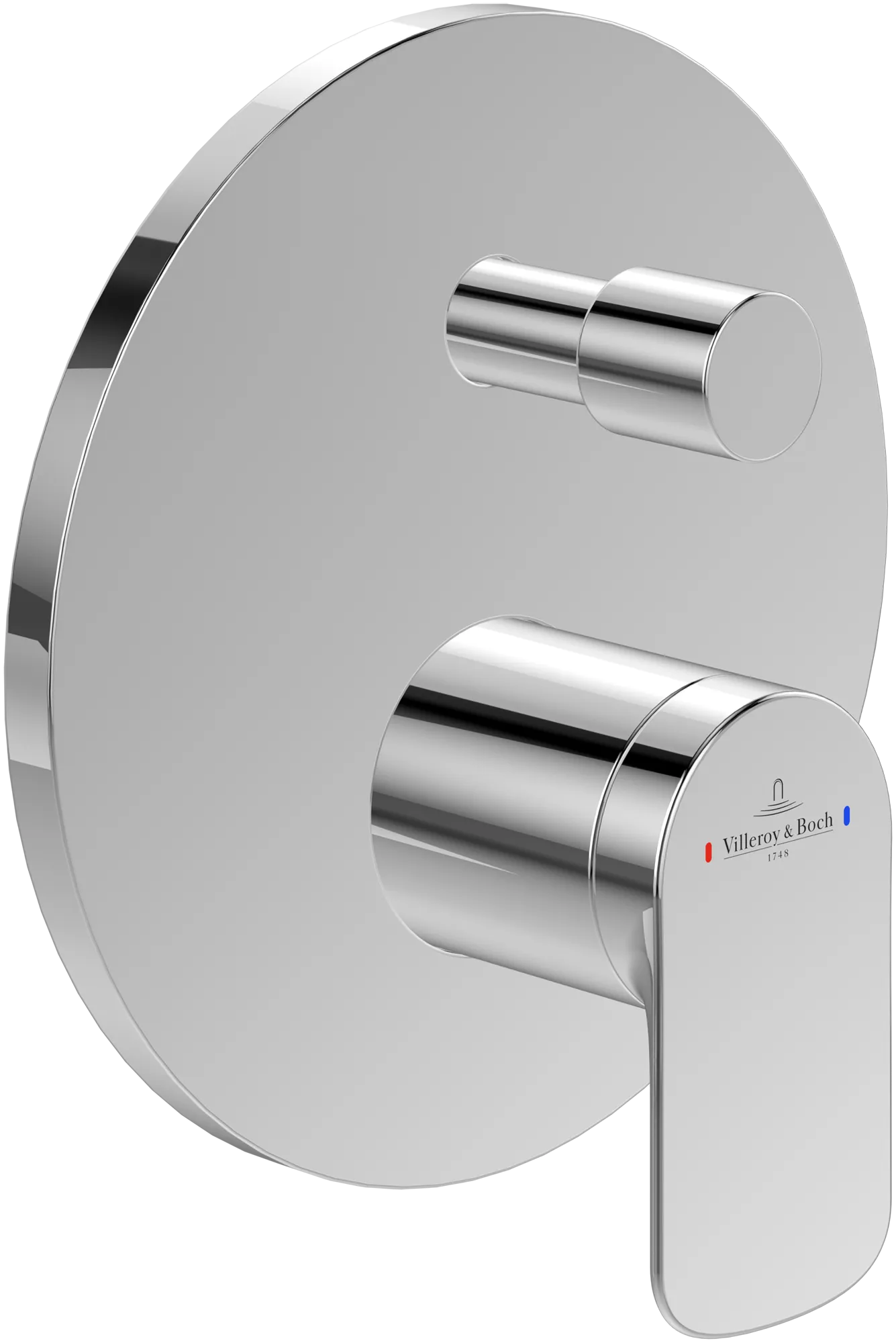 Einhand-Unterputz-Armatur „O.novo“ 4,6 cm in Chrom