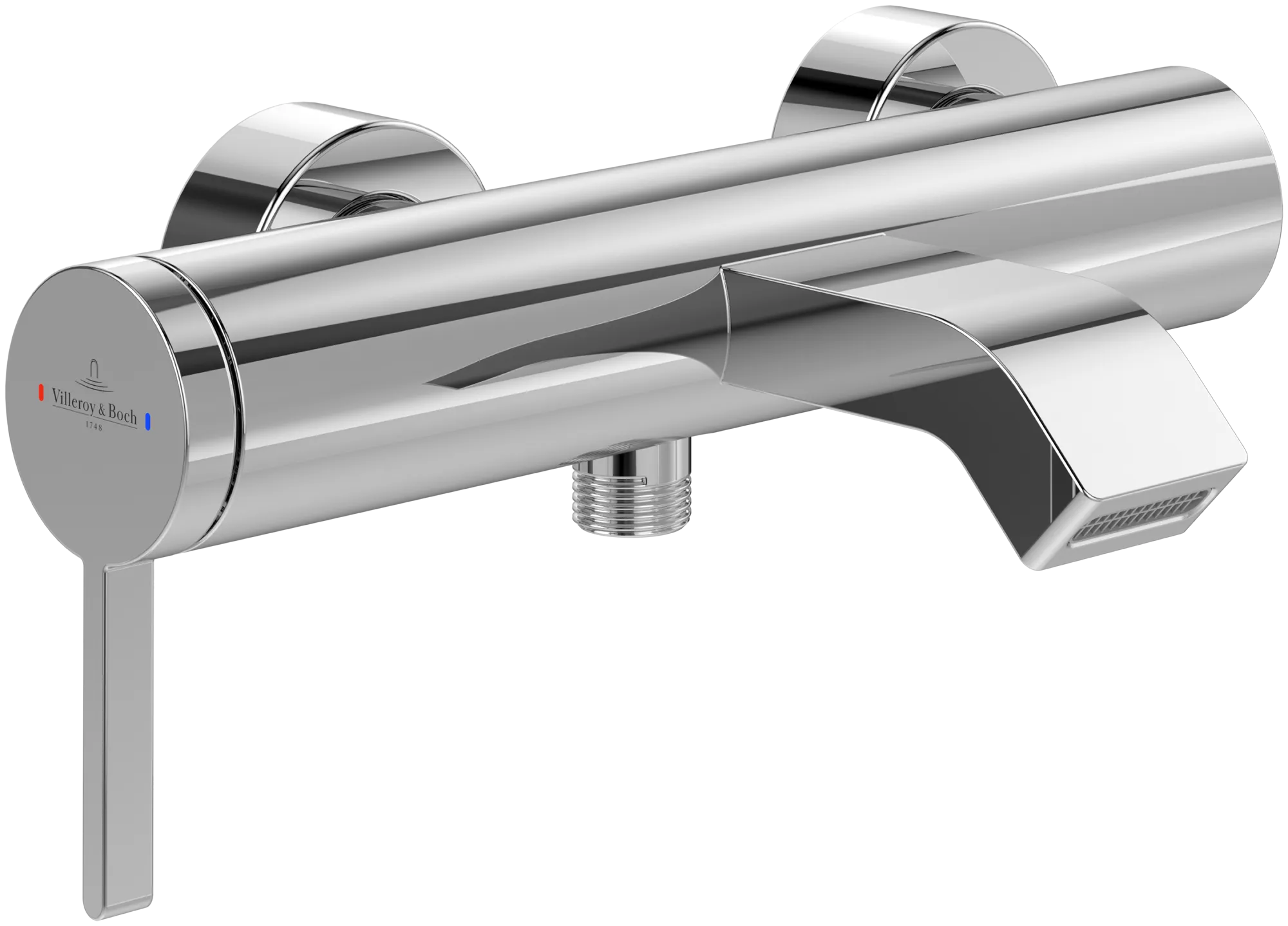 Einhand-Wannenarmatur „Dawn“ Ausladung 166 mm in Chrom