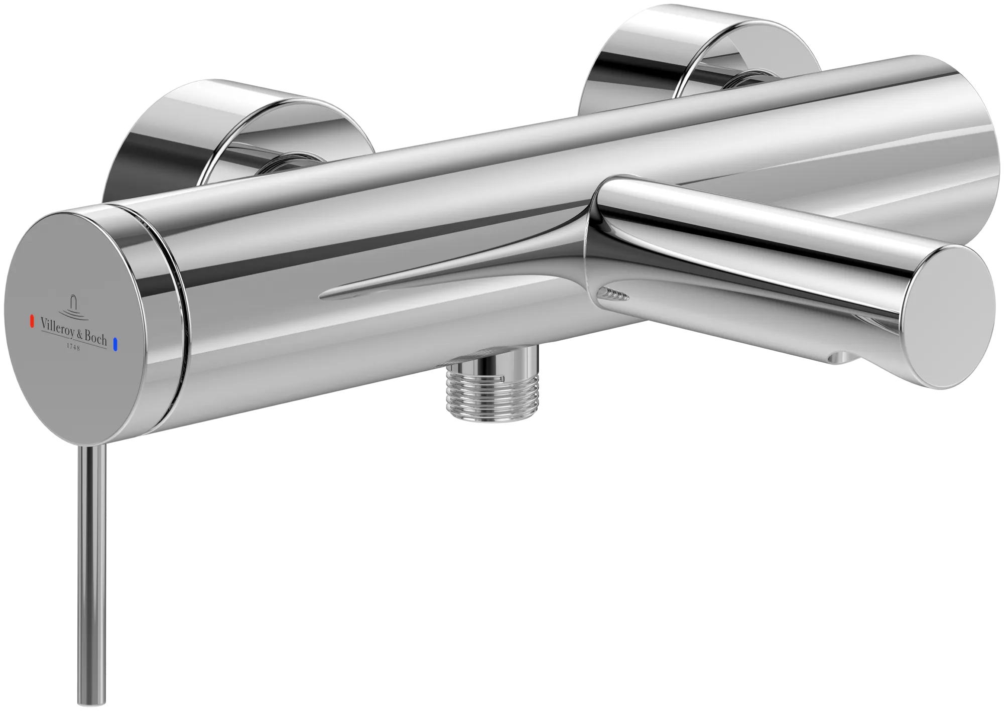 Einhand-Wannenarmatur „Loop & Friends“ Ausladung 173 mm in Chrom