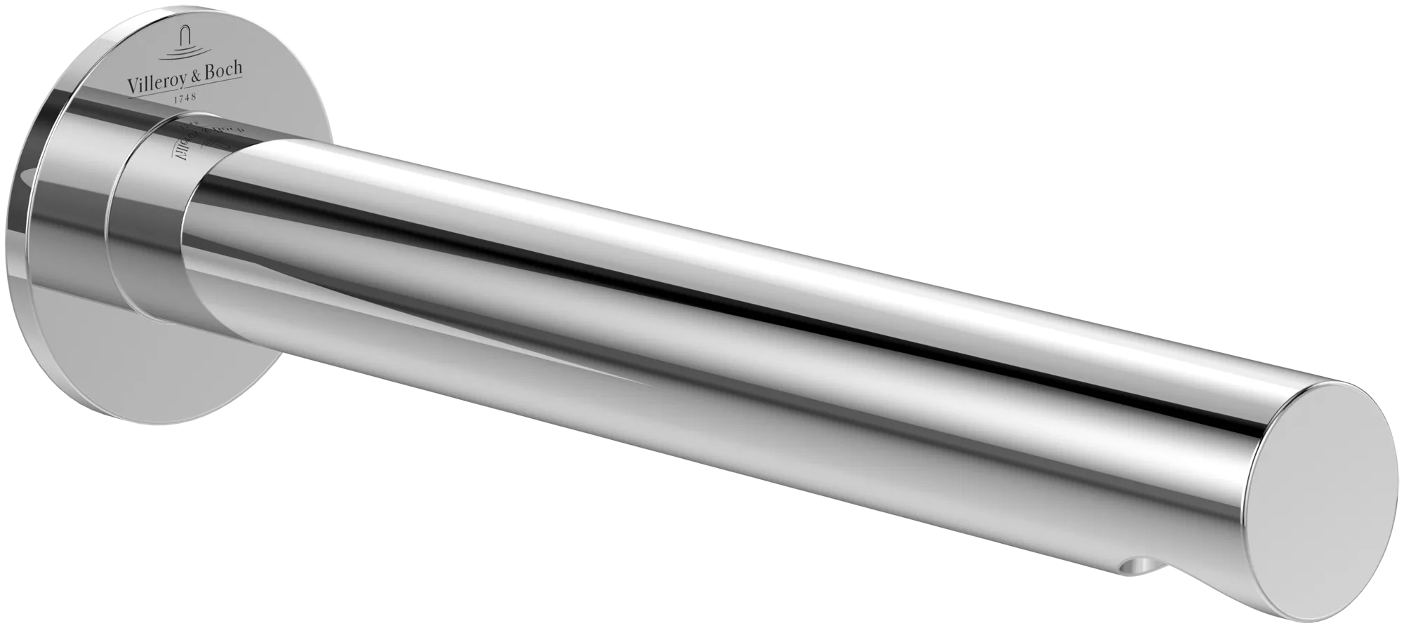 Badewannenauslauf „Loop & Friends“, gebogen 22,5 cm in Chrom