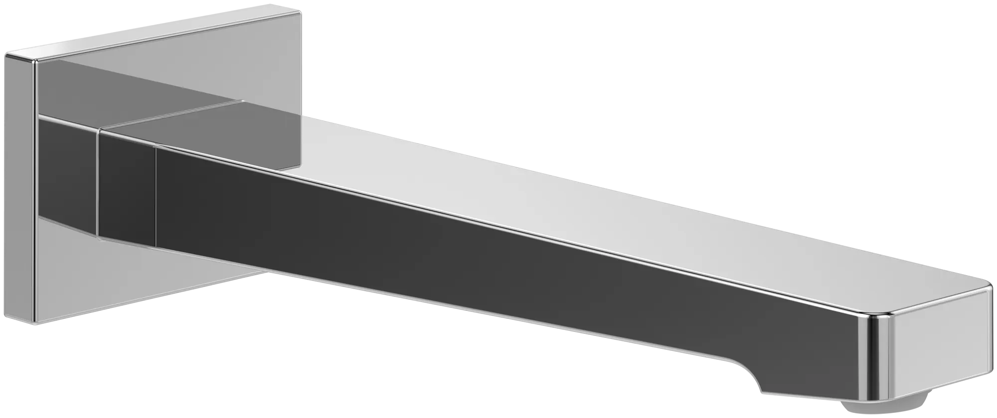 Badewannenauslauf „Architectura Square“ 22,4 cm in Chrom